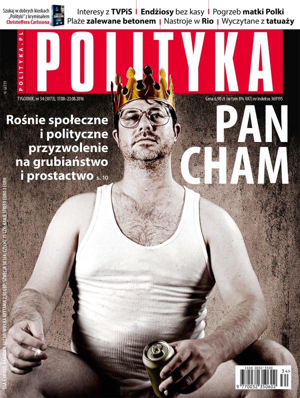 okładka - Polityka 34 2016