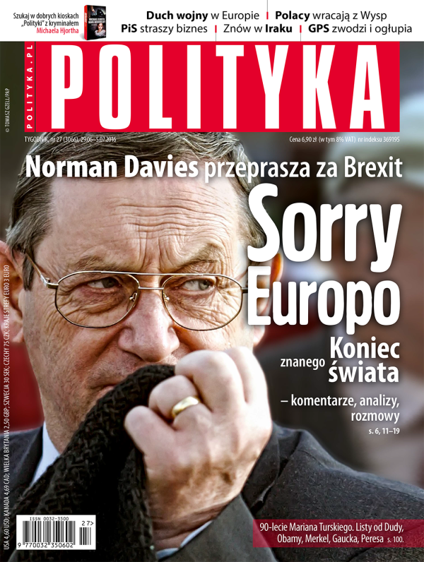 okładka - Polityka 27 2016