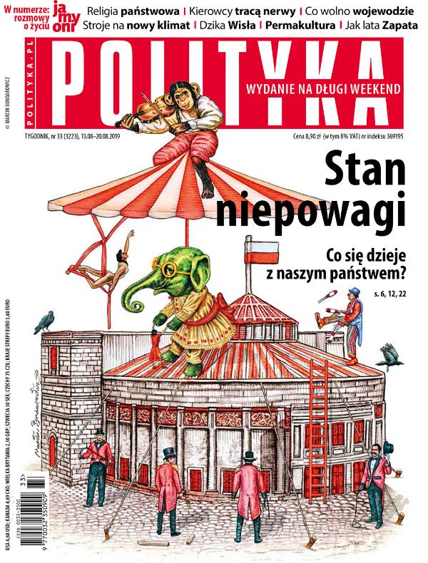 okładka - Polityka 33 2019