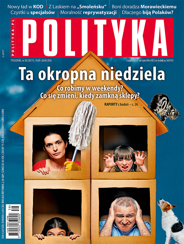 okładka - Polityka 38 2016